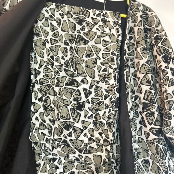 Ensemble Chemise et Pantalon Imprimé Noir et Blanc - Picture 3 of 3